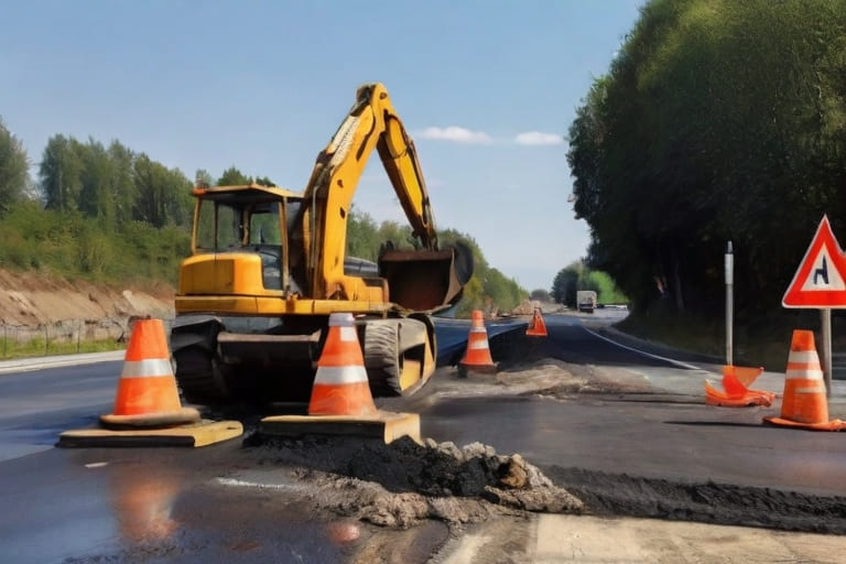 укладка асфальта на дорогу Обнинск
